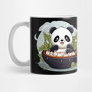 Panda Food Passion: Cuddly Charm Ramen Panda Feast Mode: Culinary Cuteness Mug